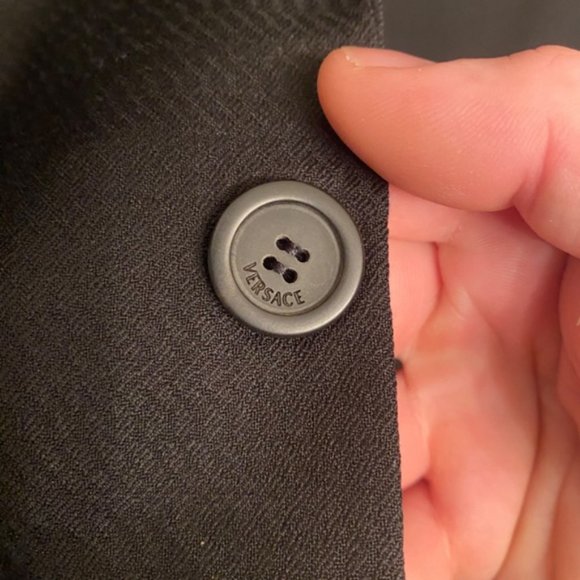 SOLD Vintage Gianni Versace Wool Two Button Blazer - Picture 3 of 11